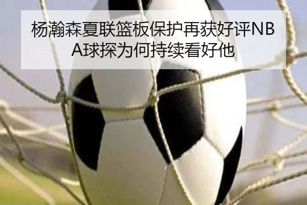杨瀚森夏联篮板保护再获好评NBA球探为何持续看好他
